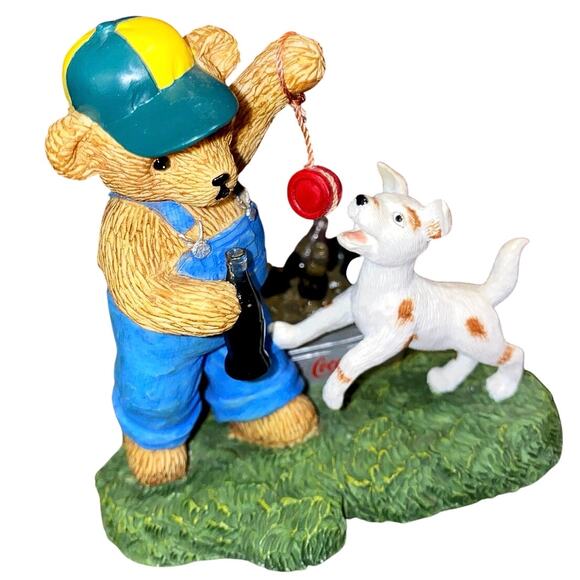 Cheerful Life of Coke Coca-Cola Memories to Cherish Bear Dog YoYo Coca Cola Ice - Picture 1 of 10
